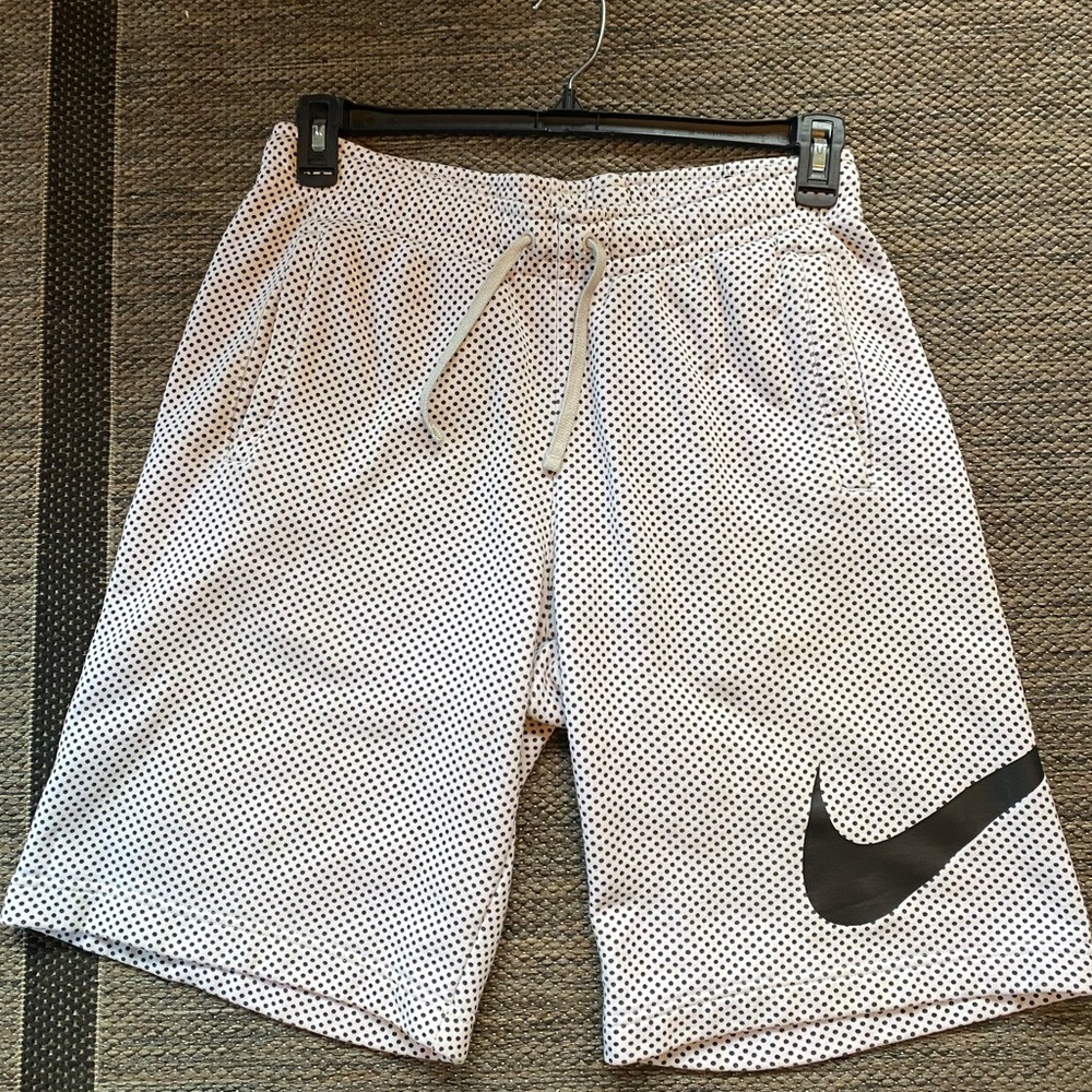 Mens Nike Fleece Checkered Shorts